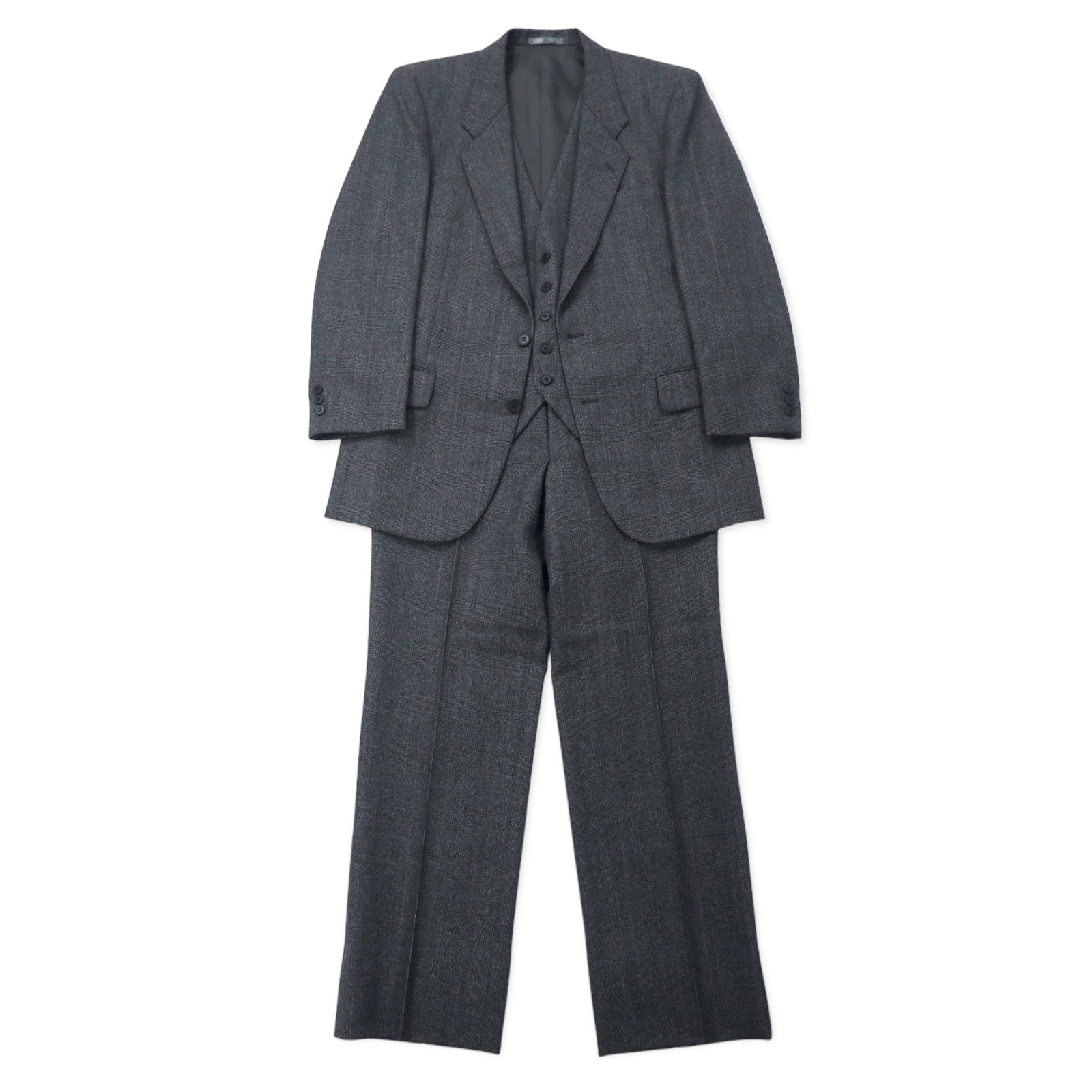British American Silhouette 3 Piece Suit Setup 96-84-175 A6 Gray 