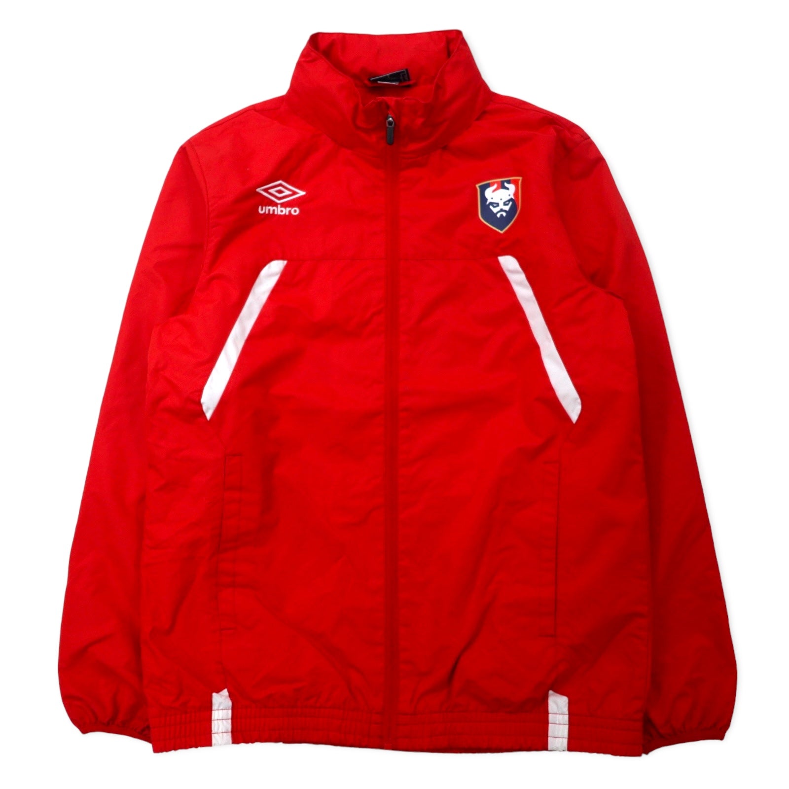 UMBRO Windbreaker Jersey M Red Polyester Water -repellent Hoodie