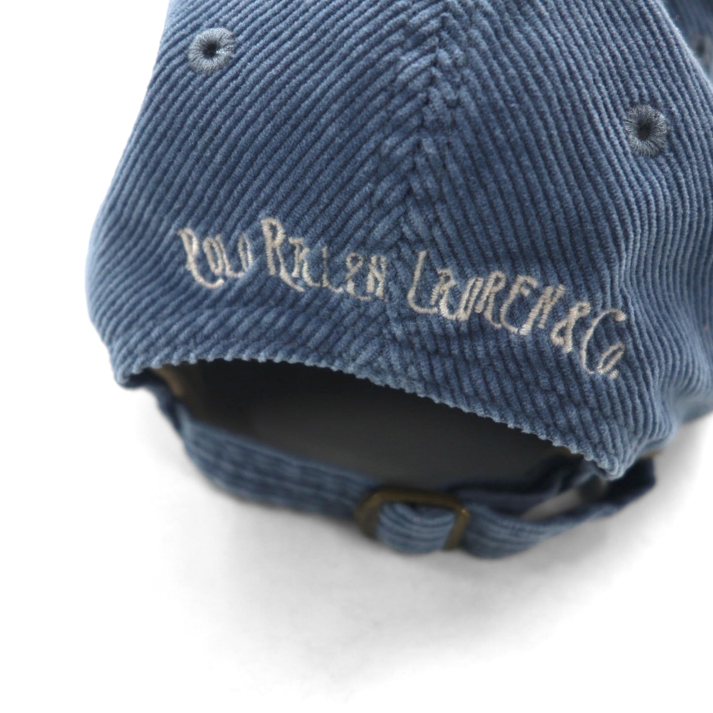 Polo by Ralph Lauren コーデュロイ ベースボールキャップ FREE ベルト POLO SPORT ロゴワッペン