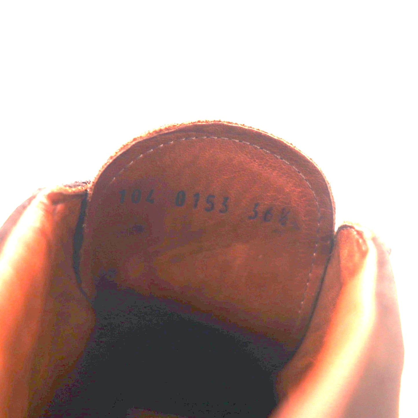 GUCCI lace-up short boots chukka boots 23.5cm brown leather 104 0153 Made in Italy