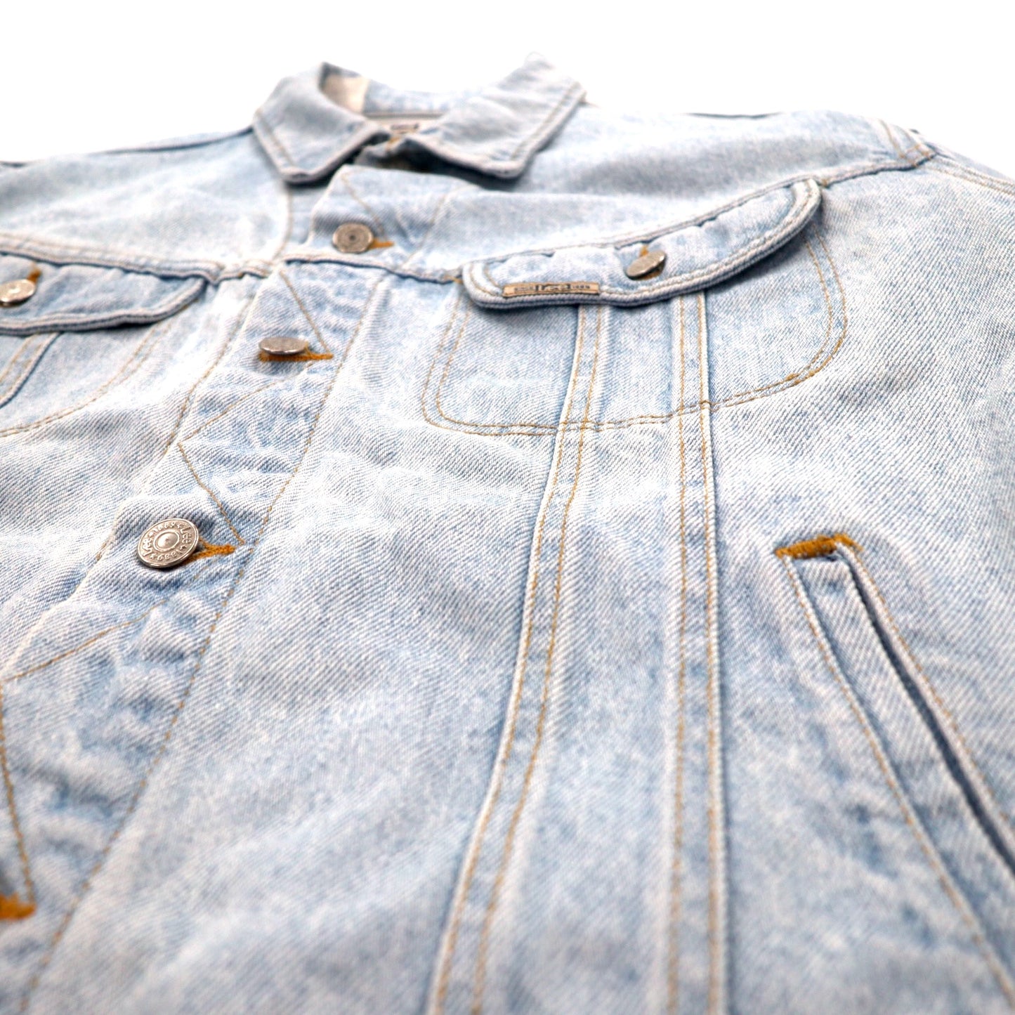 Lee 90年代 USA製 AUTHENTIC JACKET デニムジャケット Gジャン L ブルー アイスウォッシュ