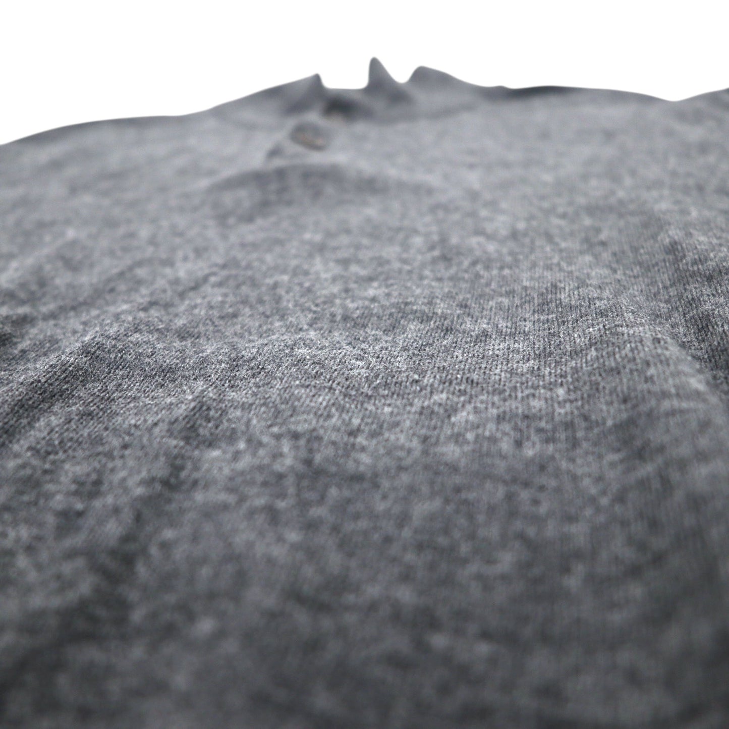 Polo by Ralph Lauren ハーフボタン メリノウール ニット セーター XL グレー 羊毛 ハイネック