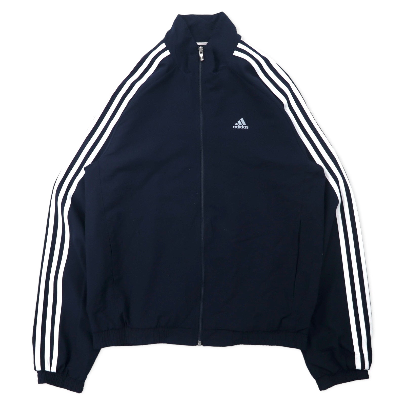 Adidas Track Jacket Jersey S Navy Polyester 3 Striped One Point Logo  embroidery Clima 365 – 日本然リトテ