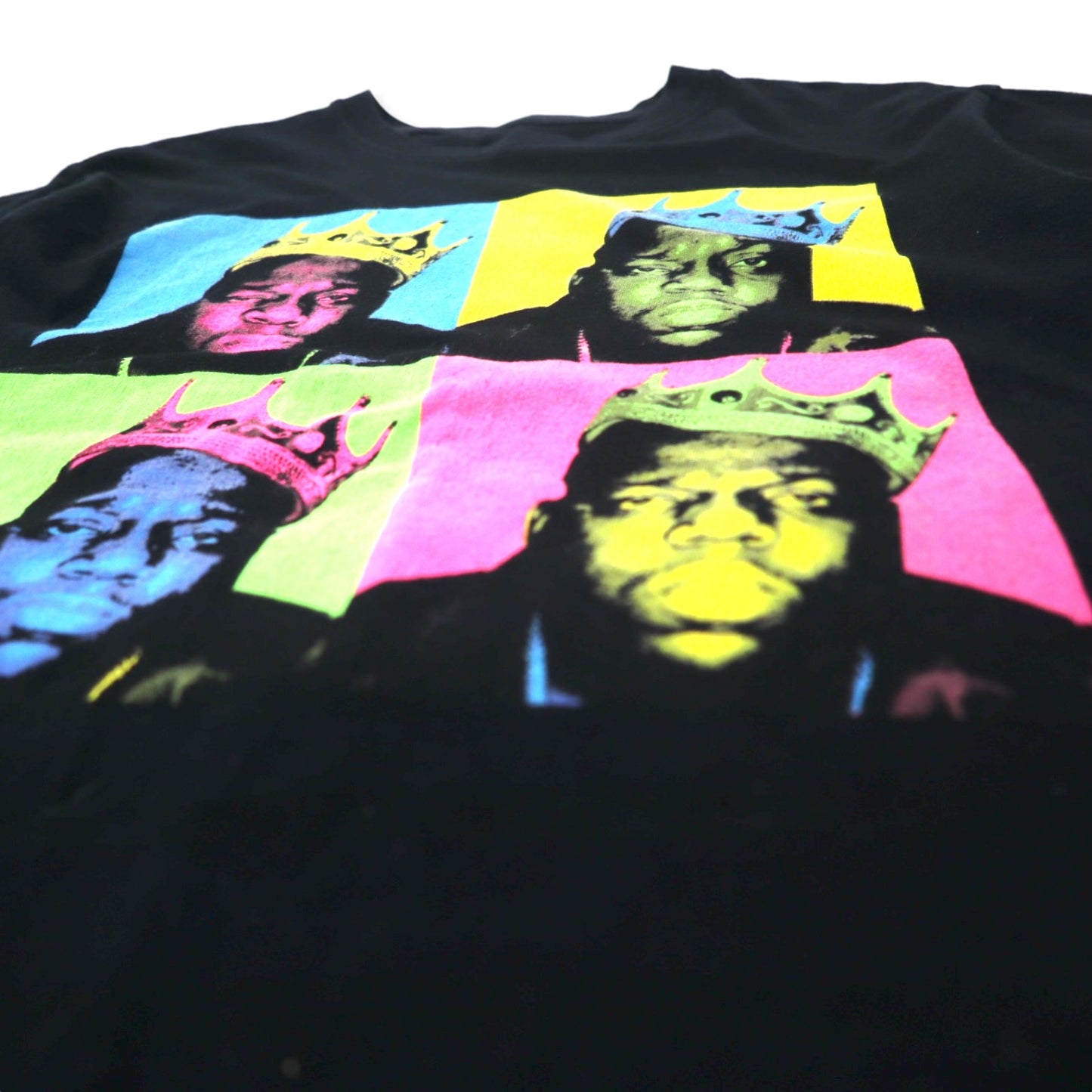 The Notorious BIG Biggie Smalls Hip Hop Rap T-Shirt M Black Cotton Pop Art