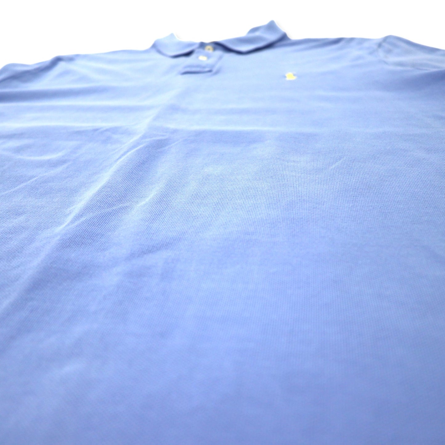POLO RALPH LAUREN Polo shirt XXL Blue Cotton Pique Classic Fit Small pony embroidery Big size