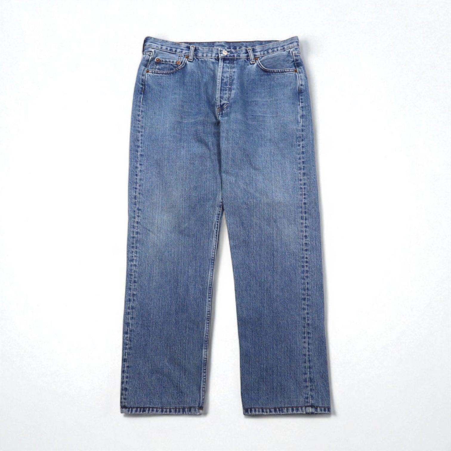 Levi Strauss 90s USA Made 501 Denim Pants Jeans Size L Indigo Blue