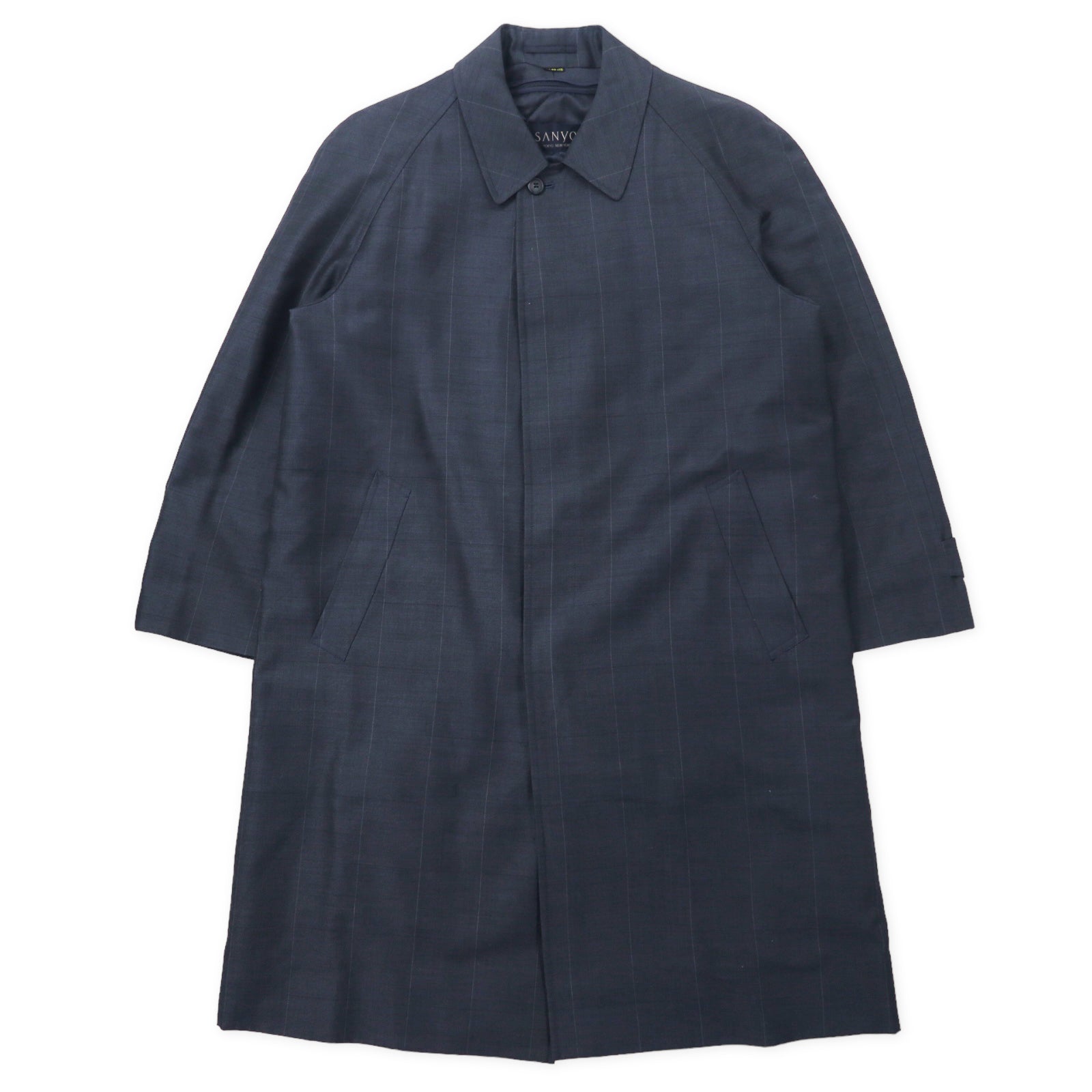 人気商品 サンヨー 94-82-175 polyester COAT CHECKED mochir SANYO