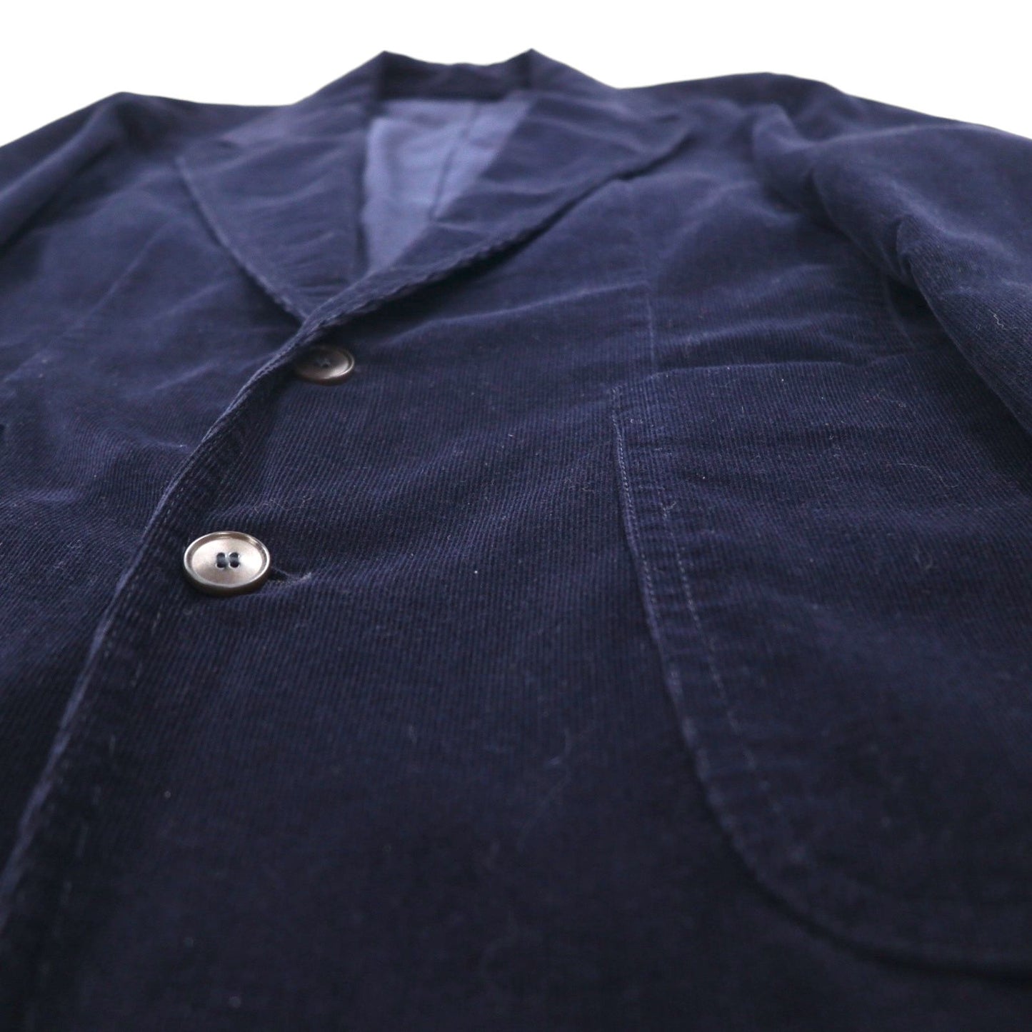 HUGO BOSS 2B Corduroy Tailored Jacket/Blazer, Size L, Navy, Made in Poland