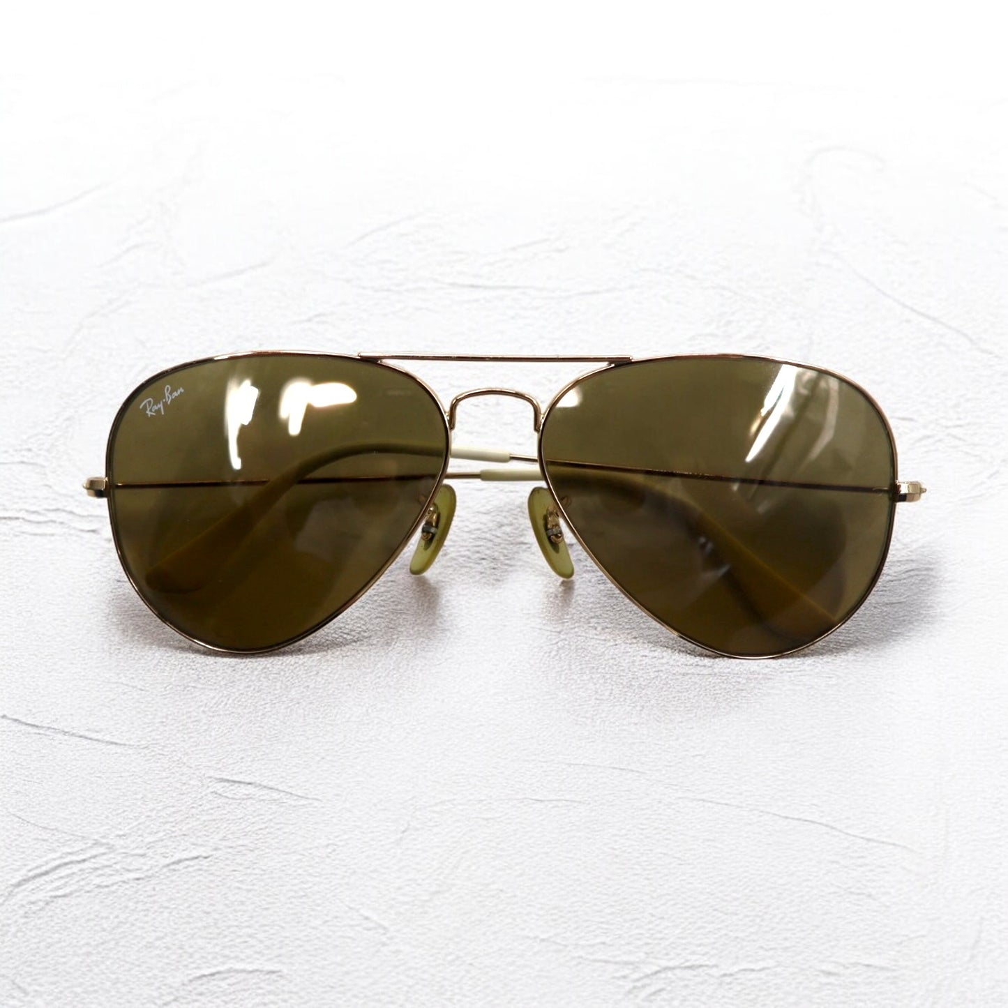 Ray-Ban イタリア製 アビエーター AVIATOR ティアドロップ サングラス メタル LARGE METAL 001/3K 58◻︎14 2N