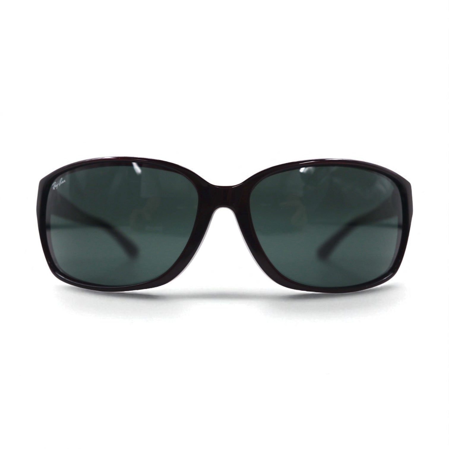Ray-Ban ビッグフレーム スクエア サングラス ボルドー プラスチック 