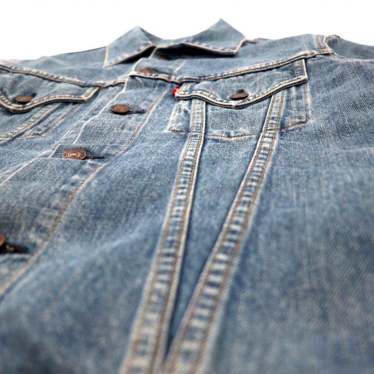 Levi's 90年代 ビッグE 3rdタイプ 復刻 デニムジャケット Gジャン L インディゴ ブルー 71557