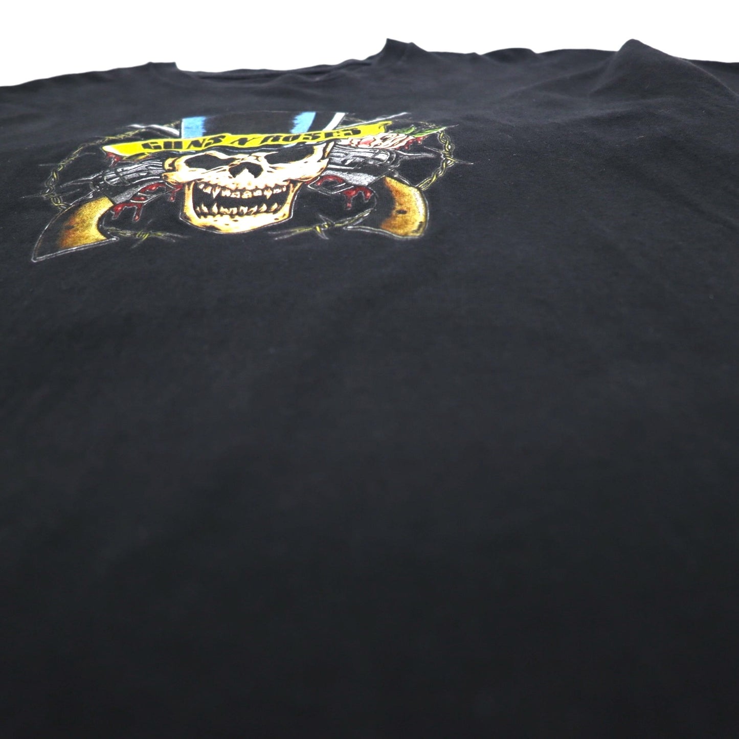 GUNS N' ROSES ガンズアンドローゼズ ロック バンド Tシャツ バンT XL ブラック スカル Bravado メキシコ製