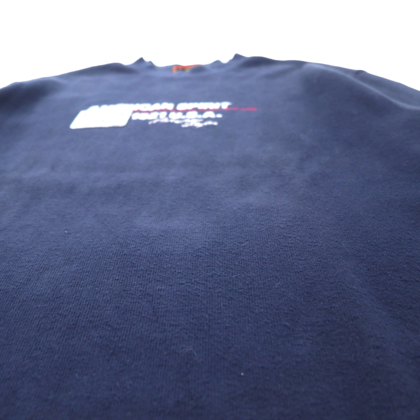 McGREGOR 90年代 クルーネック スウェット 170 ネイビー コットン AMERICAN SPIRIT 刺繍