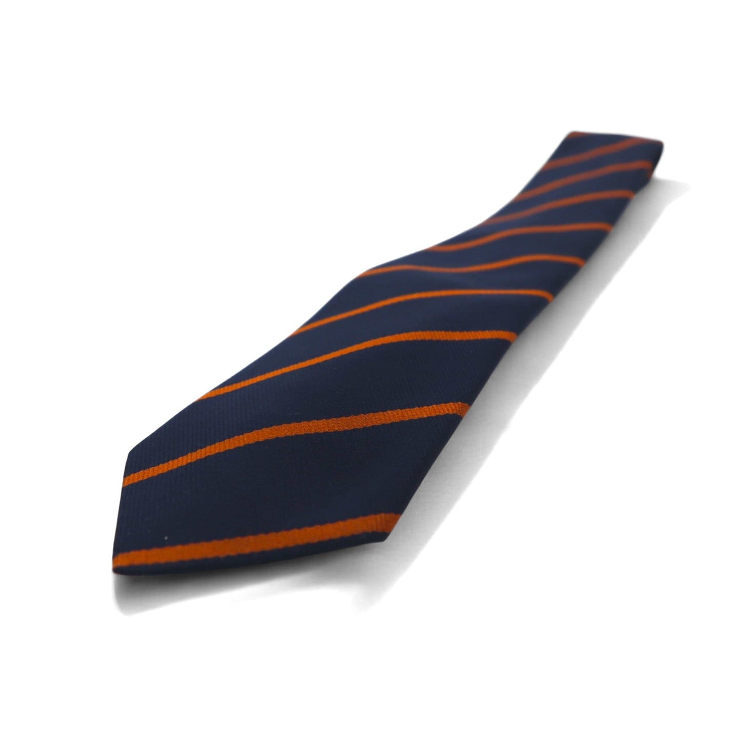 APC French Necktie Navy Regimental Stripe Polyester