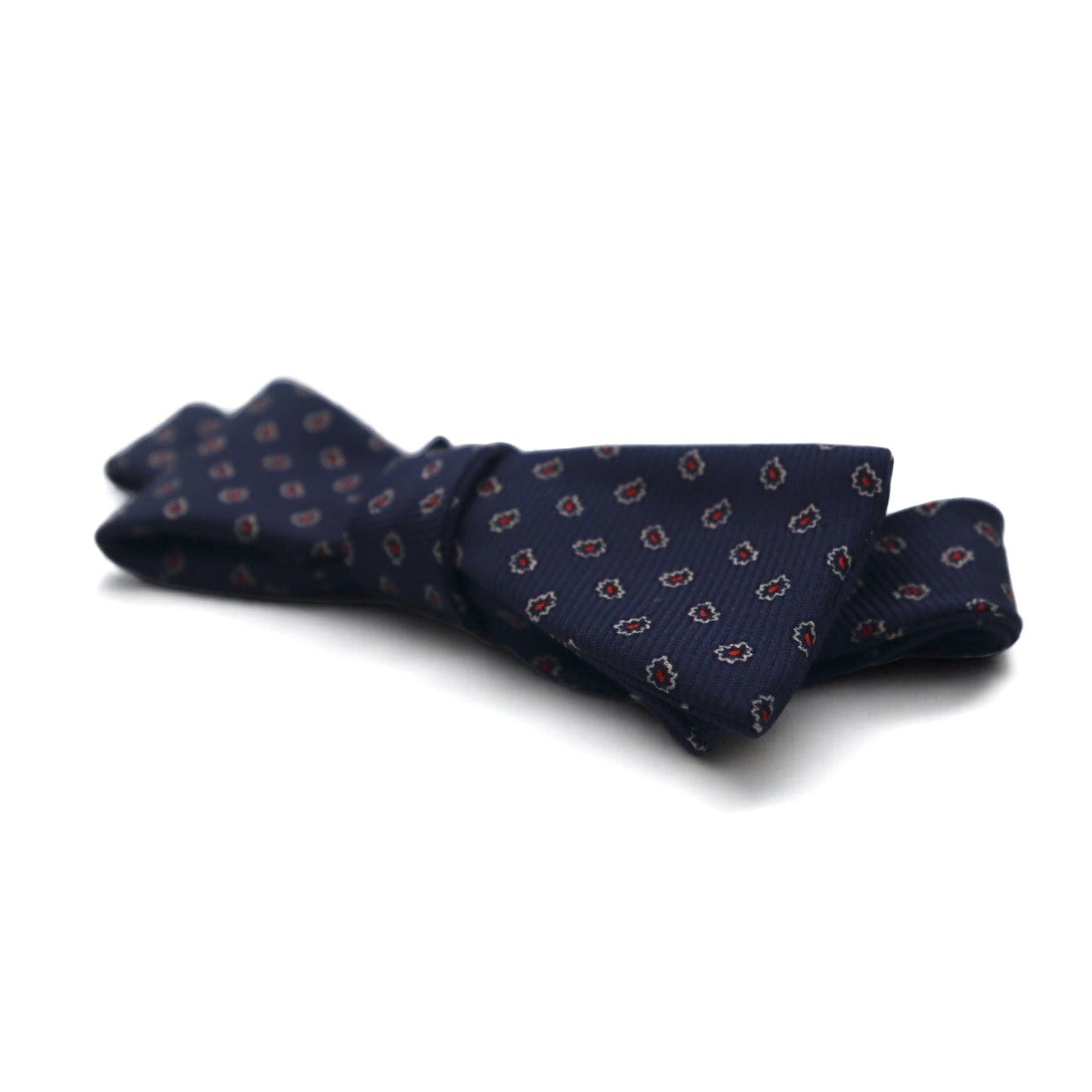 Polo by Ralph Lauren 蝶ネクタイ ネイビー シルク 小紋 ペイズリー 総柄