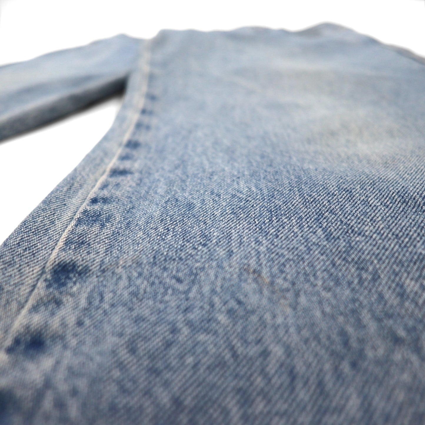 HARLEY DAVIDSON リラックスフィット テーパード デニムパンツ L インディゴ ジッパーフライ レザーパッチ メキシコ製