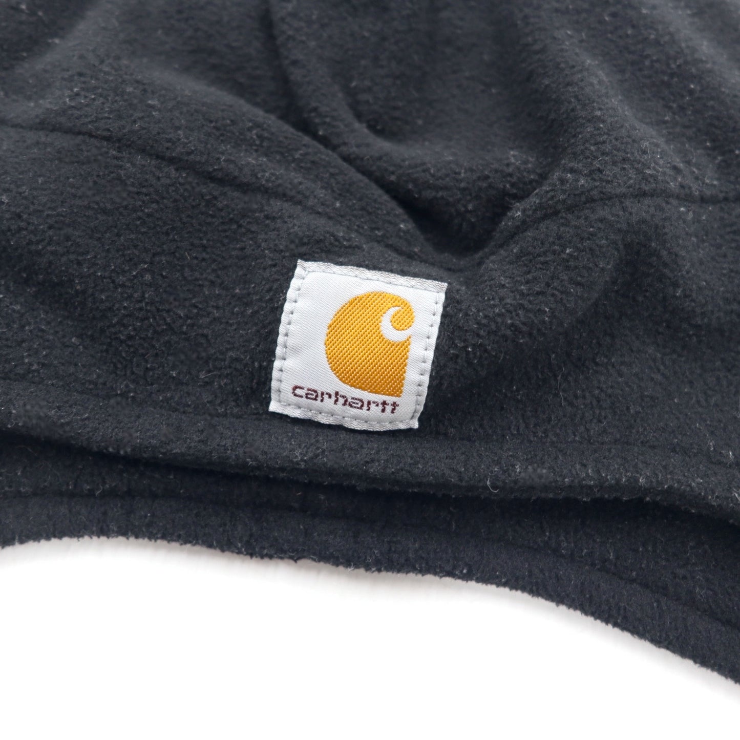 carhartt フェイスマスク付き イヤーフラップ 耳あて フリースキャップ FREE ブラック ポリエステル