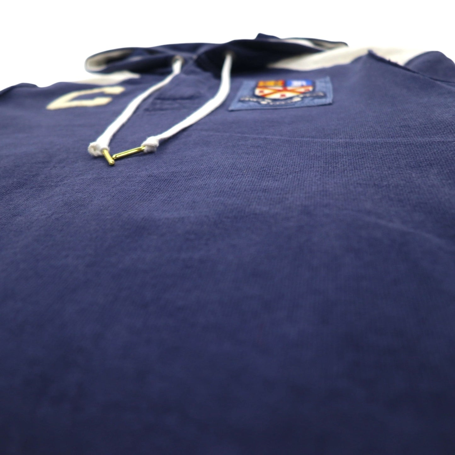 RUGBY RALPH LAUREN Rugby shirt, hoodie, L, navy, patch, numbering, CLASSIC RUGBY FIT