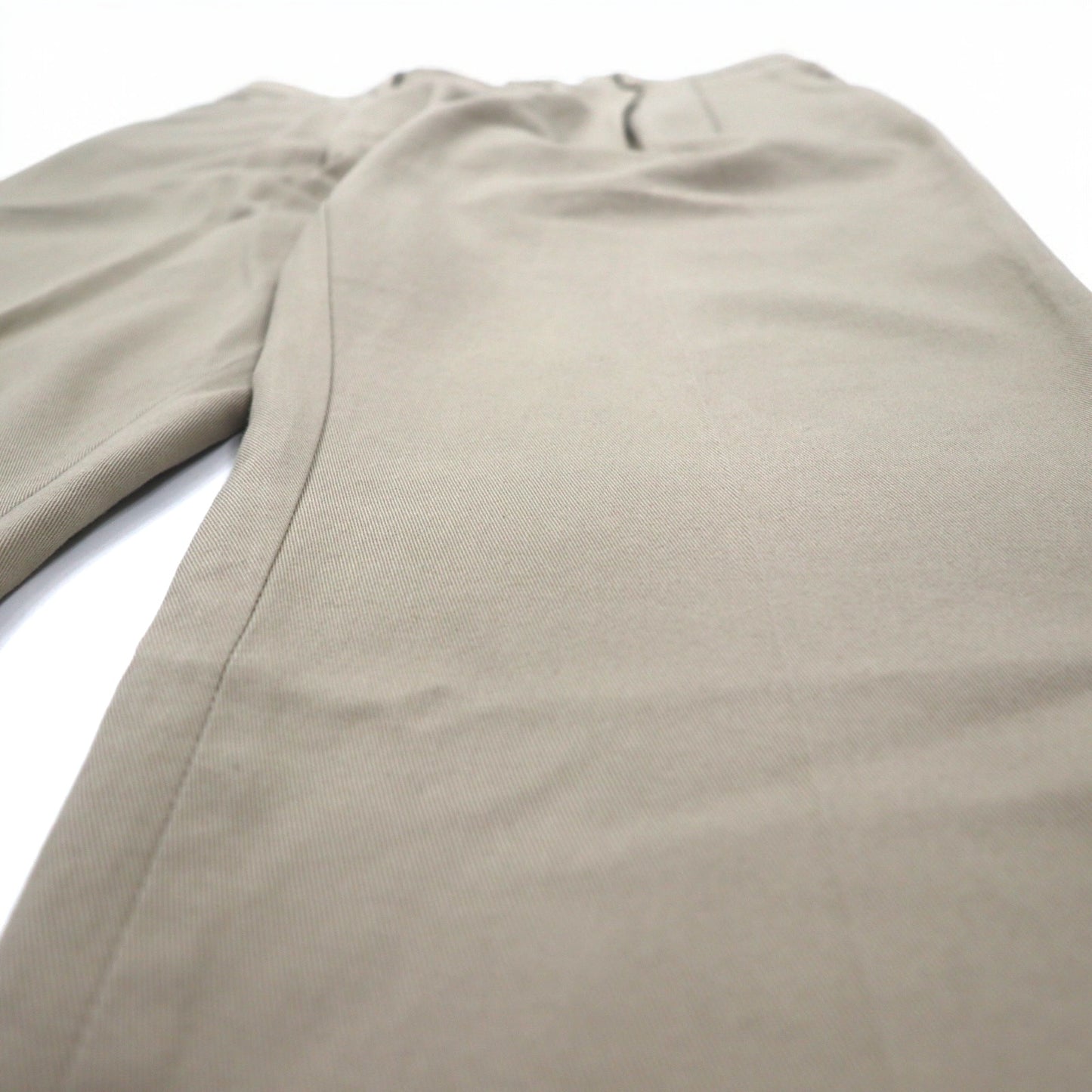 Wrangler Riata タック ワイド チノパンツ L ベージュ コットン 95KH メキシコ製