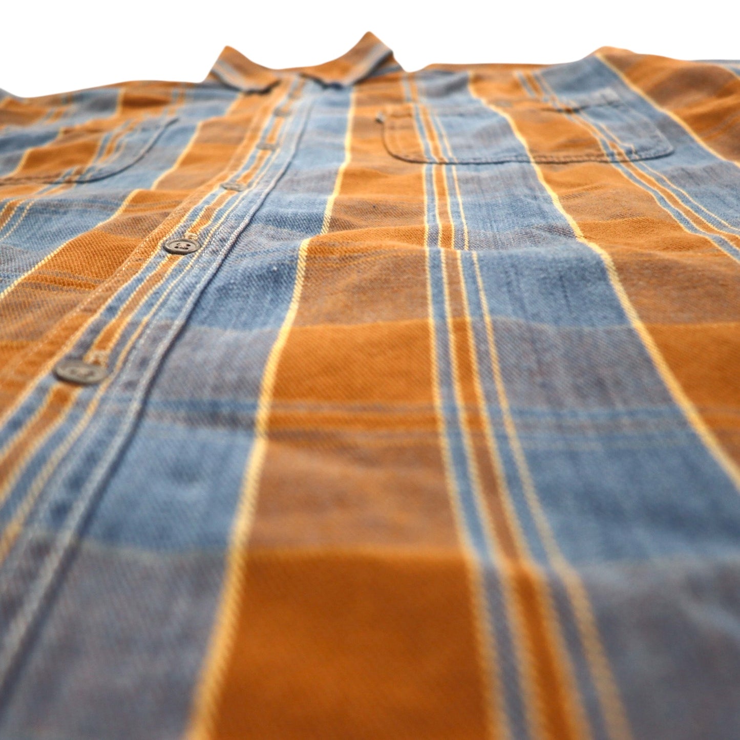 Levi's 90年代 ボタンダウン フランネルシャツ L ブラウン チェック シルバータブ 60507-1282 832M