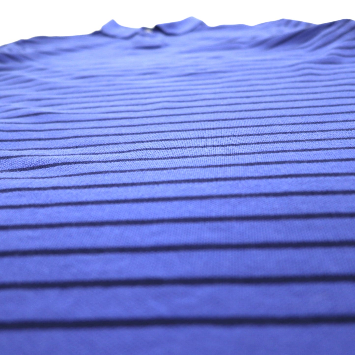 POLO RALPH LAUREN Custom Fit Border Polo Shirt XL CUSTOM FIT Blue Pique Small Pony Embroidery