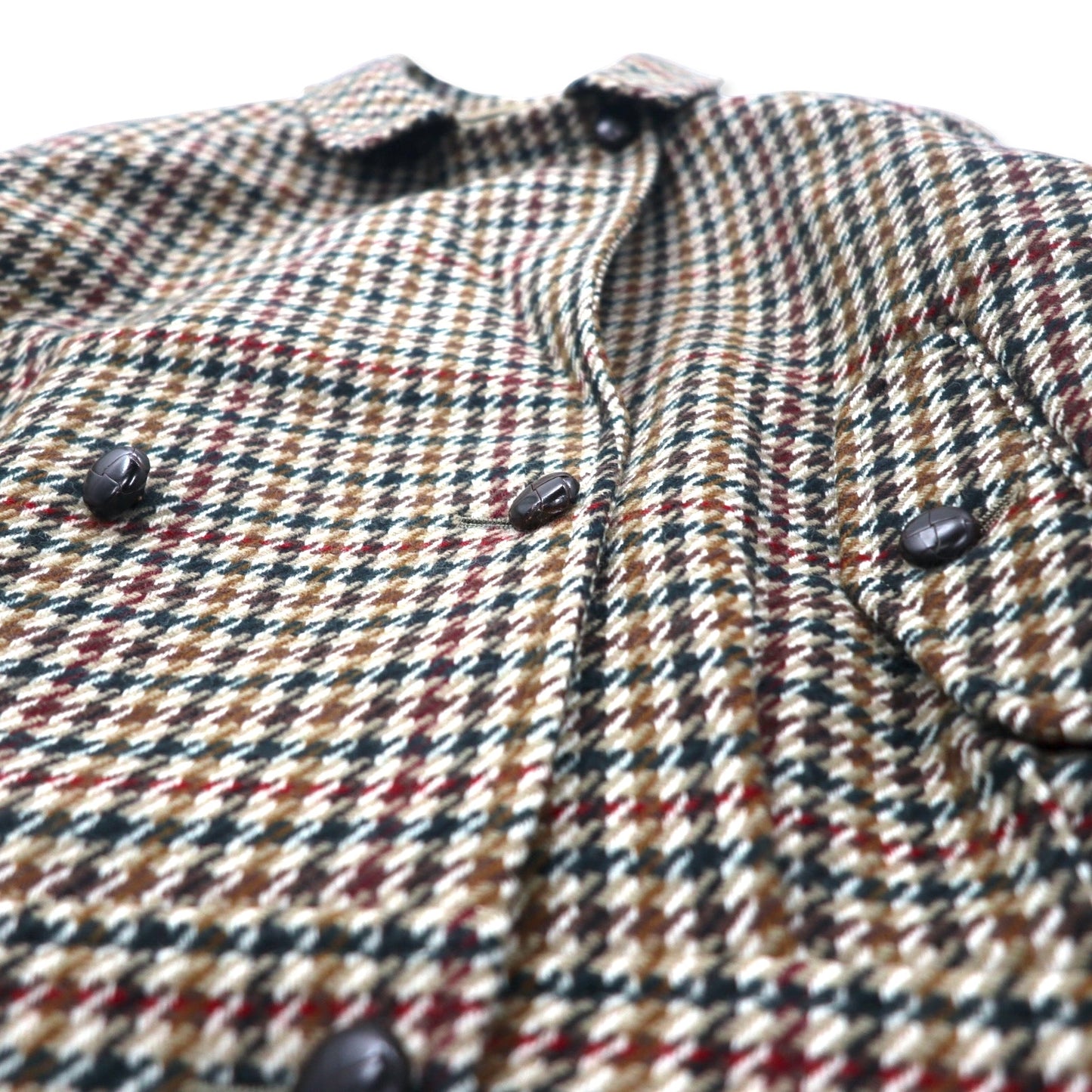 Burberrys × WILLIAM BROWN オールド ダブル ツイードジャケット 11AR ブラウン ガンクラブチェック ウール