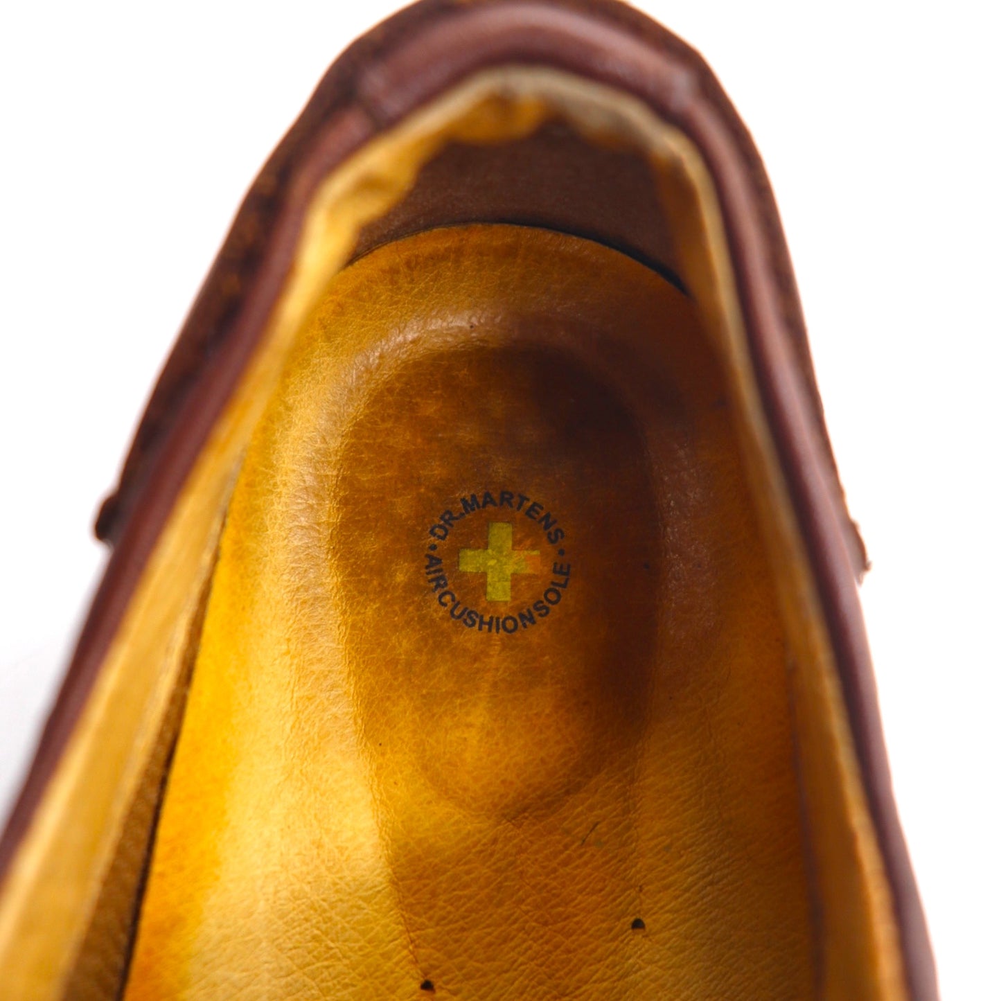 Dr.Martens オックスフォード レザー ドレスシューズ 26cm ブラウン レザー Air Cushion Oxford Casual Dress Shoes 11566