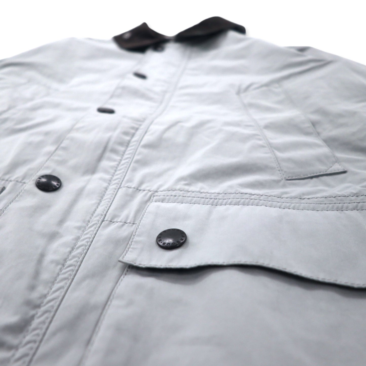 Barbour ビデイル BEDALE SL ジャケット S グレー ポリエステル 襟コーデュロイ 1701085