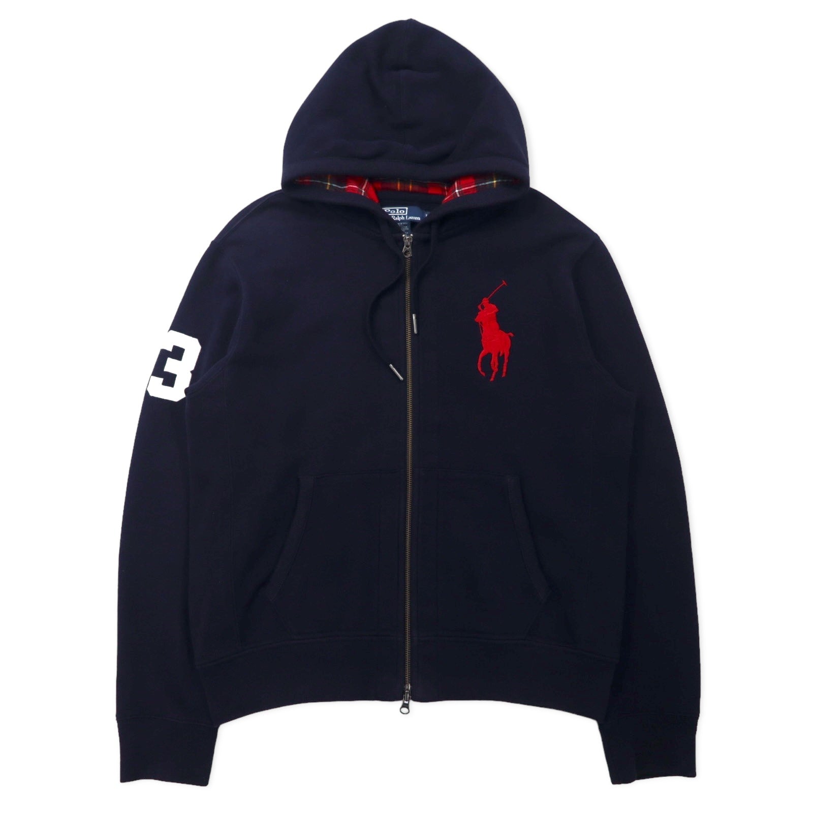 POLO BY RALPH LAUREN Reverse Weave Full ZIP UP HOODIE L