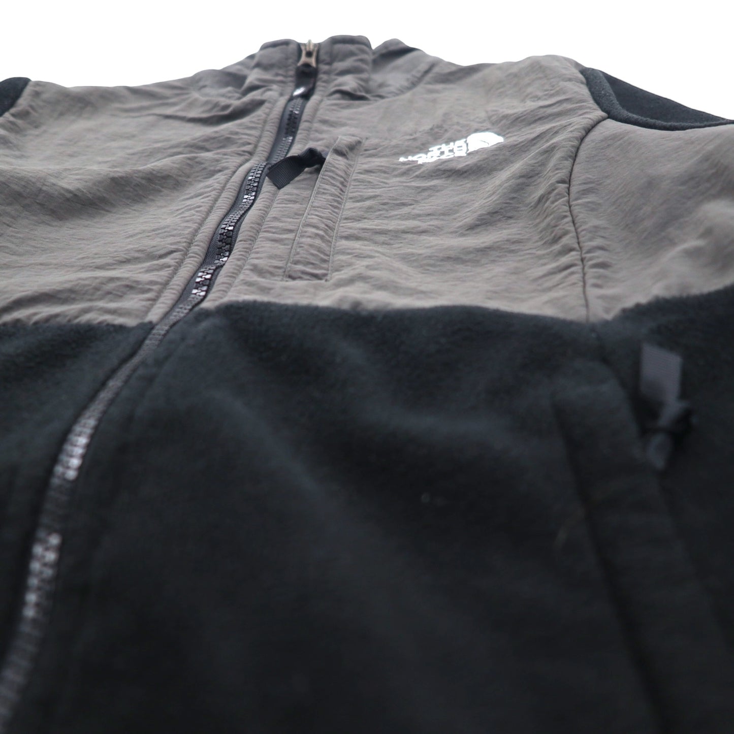 THE NORTH FACE デナリジャケット POLARTEC ポーラテック フリースジャケット S ブラック ポリエステル ロゴ 刺繍