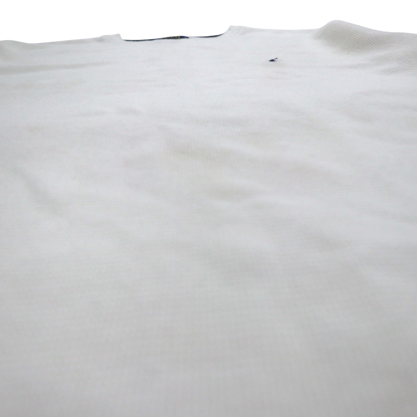 POLO RALPH LAUREN サーマル 半袖 Tシャツ XL ホワイト コットン スモールポニー刺繍