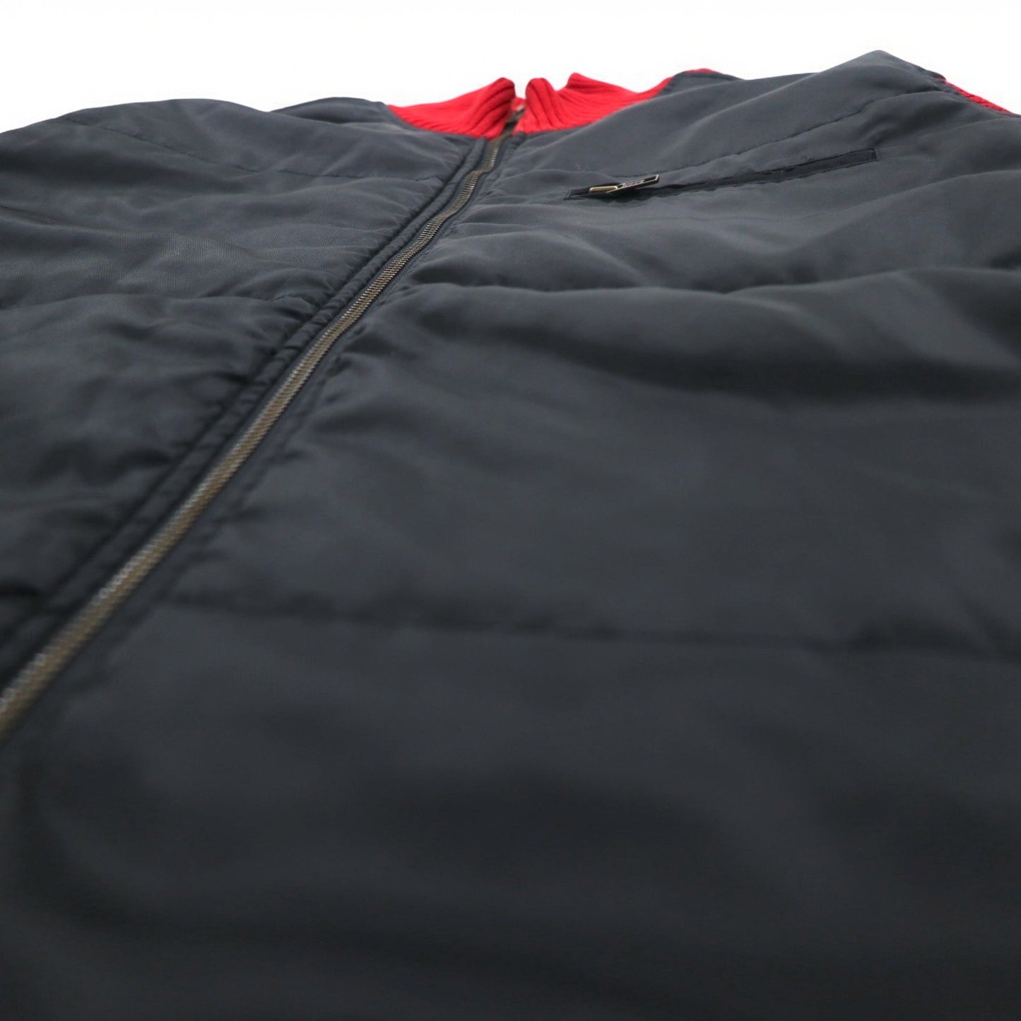 POLO JEANS CO. RALPH LAUREN 90年代 ナイロン切替 ドライバーズニット ジャケット M レッド