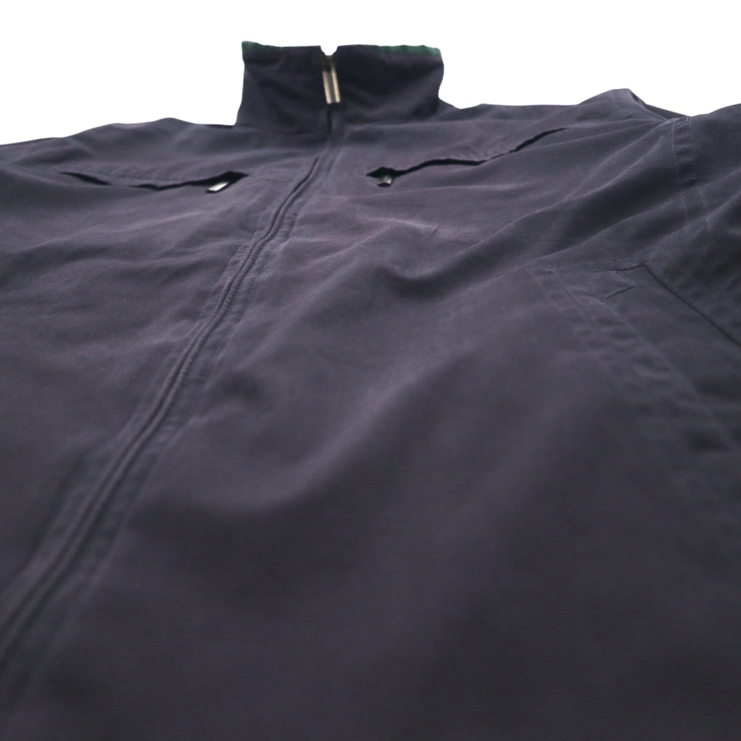 LONDON FOG ピーチスキン スウィングトップ ハリントンジャケット L ブラック ハイネック