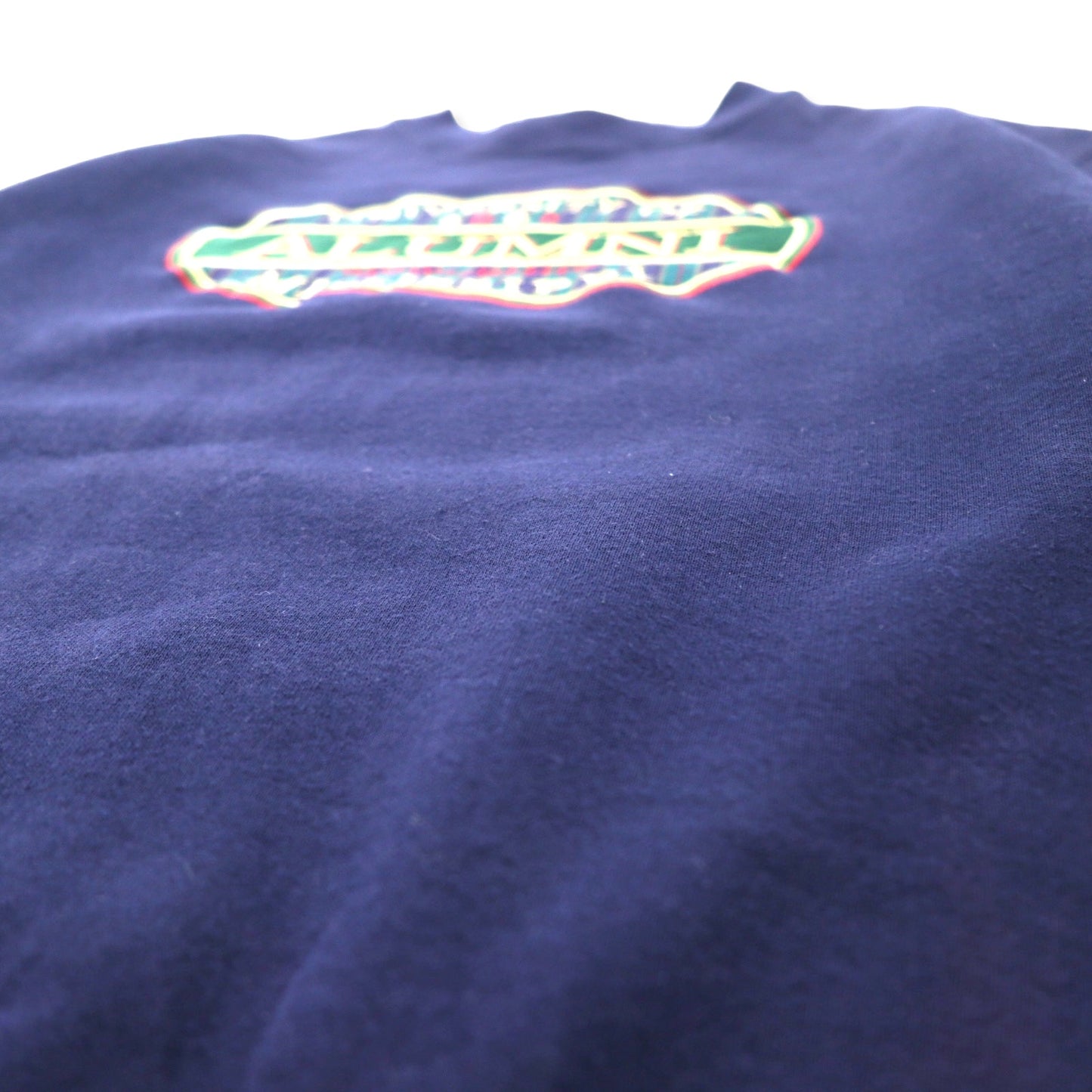 JAN SPORT USA製 90年代 カレッジ刺繍 スウェット M ネイビー コットン UNIVERSITY OF ALUMNI MISSISSIPPI