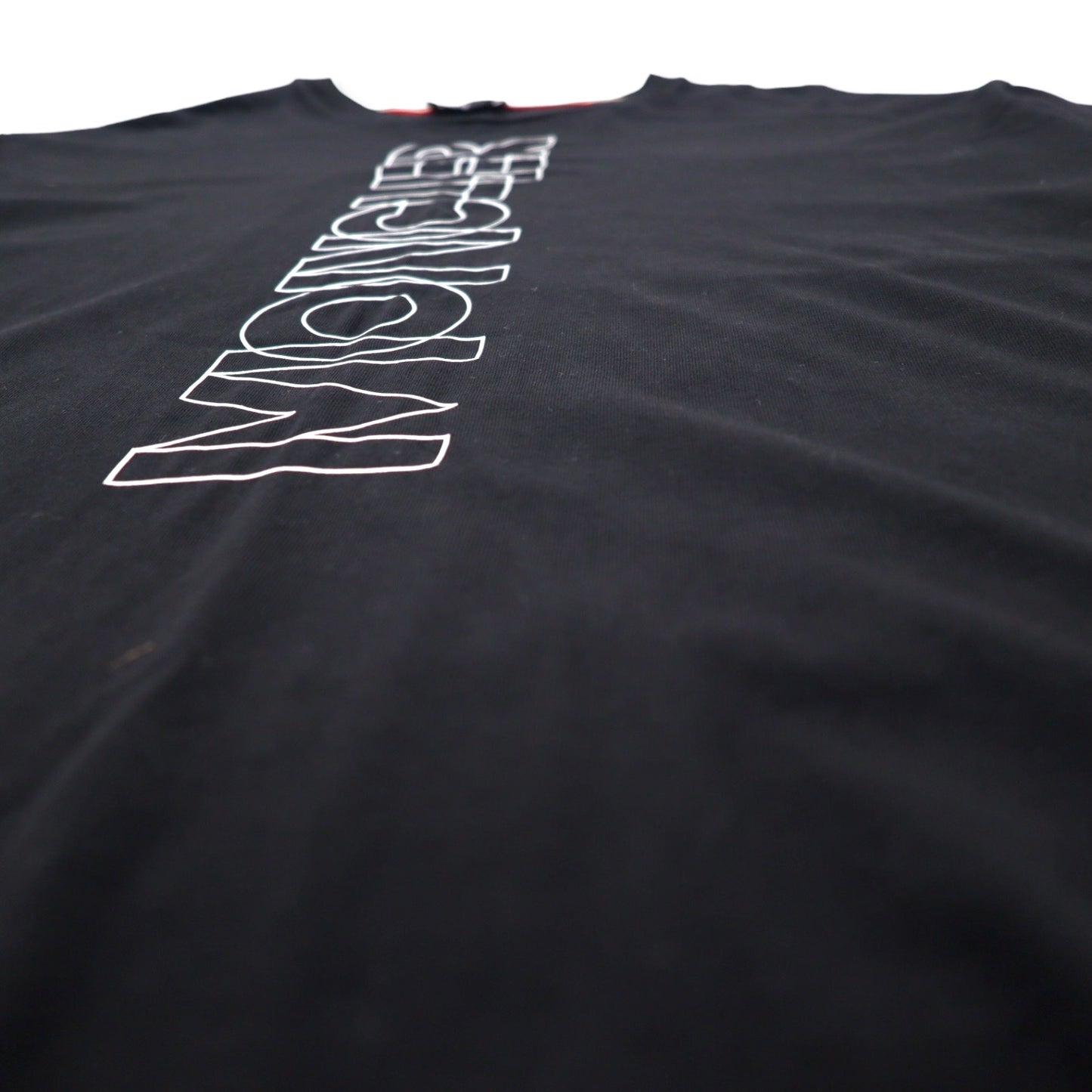 MONCLER T-shirt 3XL Black Cotton Grenoble Sketch T-SHIRT F20978C70610 8390T 20-4265 Made in Türkiye