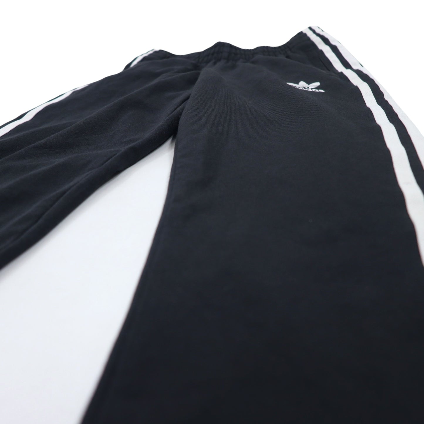 adidas originals トラックパンツ ジャージ M ブラック サイド 3ストライプ スナップ トレフォイルロゴ 刺繍 Big Boy's Snap Black Track Pants CV8312