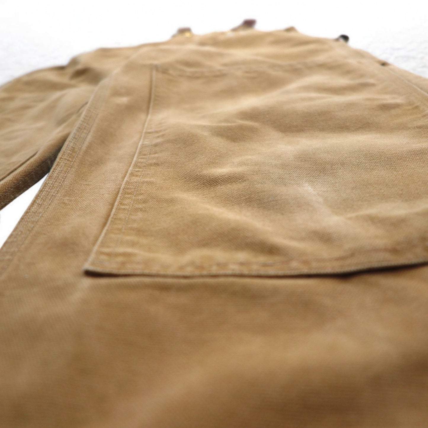 carhartt ダブルニー ダック オーバーオール XL キャメル ブラウン コットン