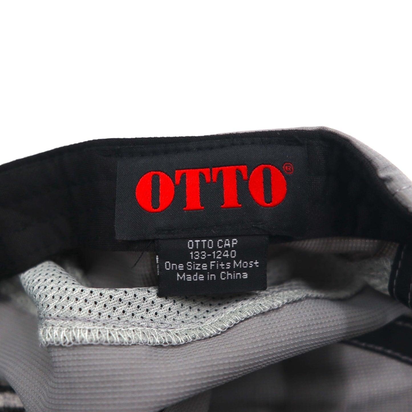 OTTO PERFORMANCE ドライテック ランニングキャップ FREE ベルト グレー ストレッチ メッシュ YOUNG LIFE 未使用品