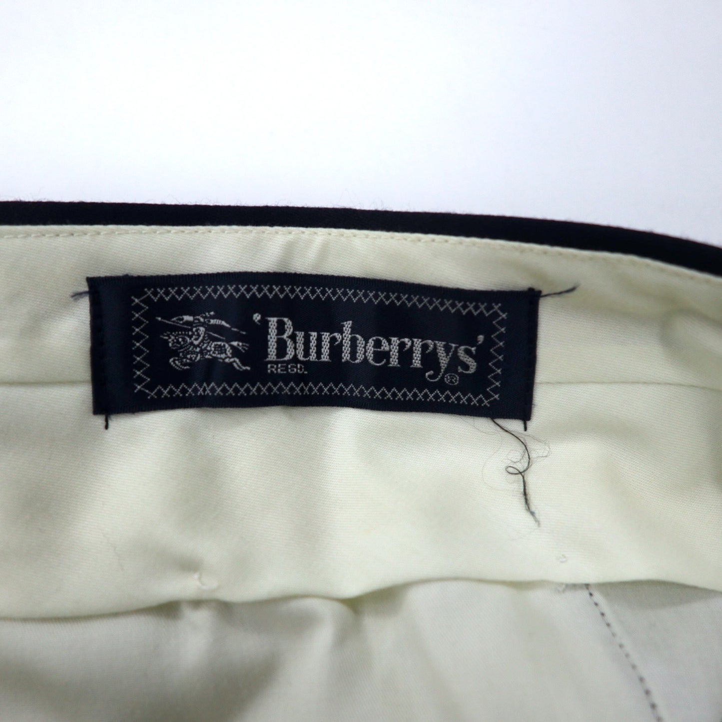 Burberrys オールド ダブル スーツ セットアップ 94-82-175 A6 ネイビー ストライプ ウール 日本製
