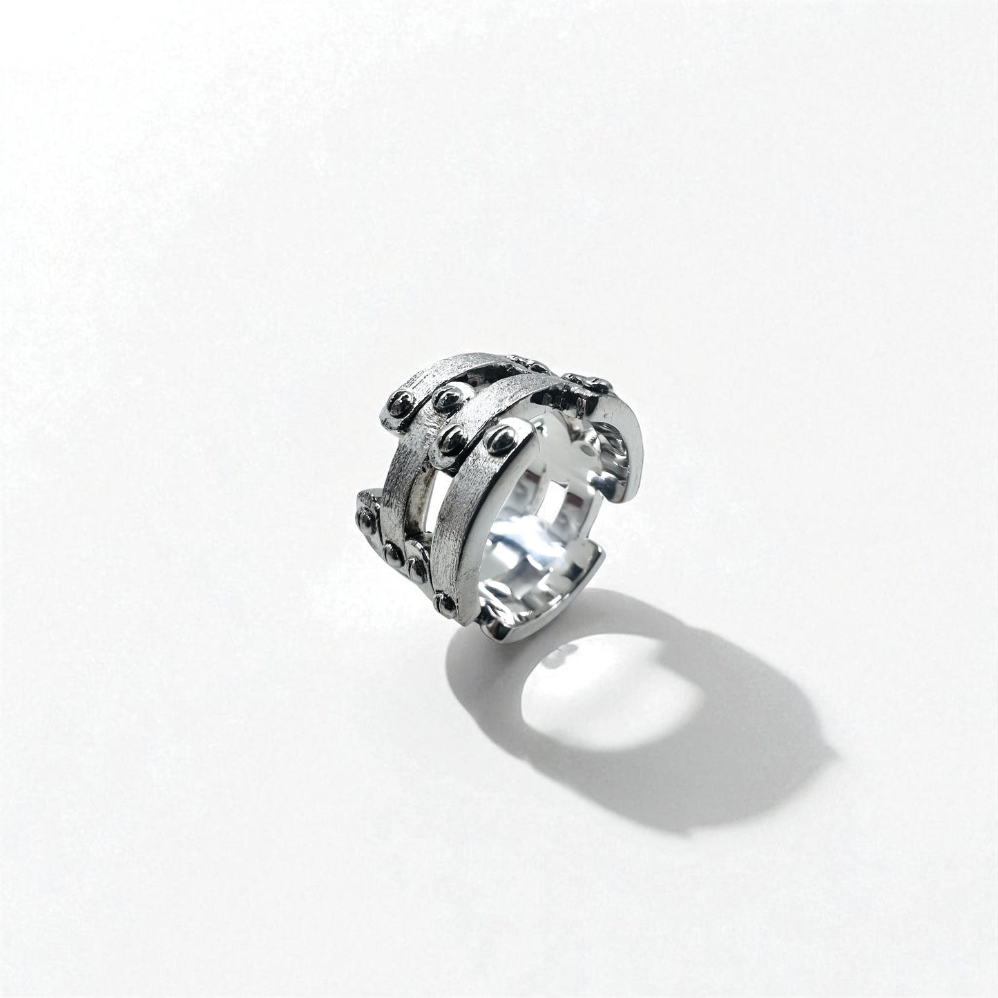 Vintage Silver Ring スチームパンク シルバー リング 指輪 14号 Silver 925 ロック