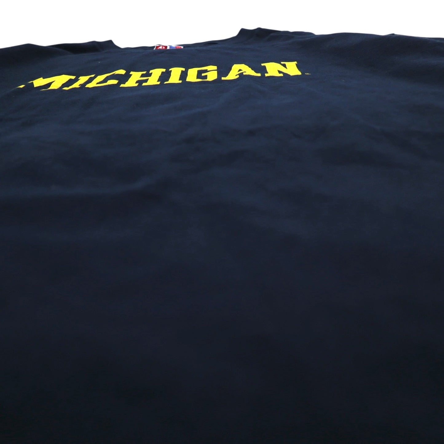 USA製 BAYSIDE ヘビーウェイト カレッジプリント Tシャツ 2XL ブラック MICHIGAN ミシガン