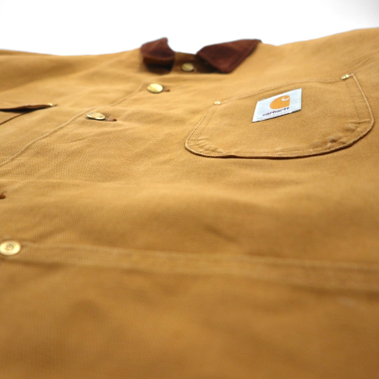 Carhartt Michigan Duck Chore Coat/Coverall, 2XL, Camel, Blanket Liner, Corduroy Collar, Oversized