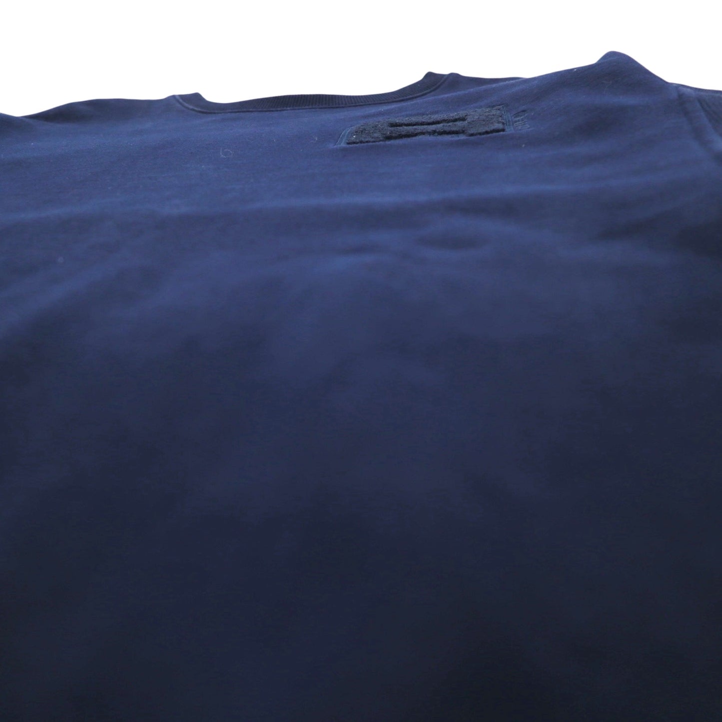 AND1 Reverse Weave Sweatshirt, XL, Navy, Cotton, Logo Embroidery