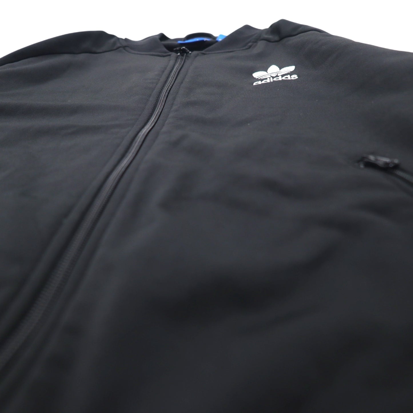 adidas Superstar Track Jacket Jersey L Black 3 Stripes Trefoil Logo Embroidered SUPERSTAR TRACK TOP AB2076