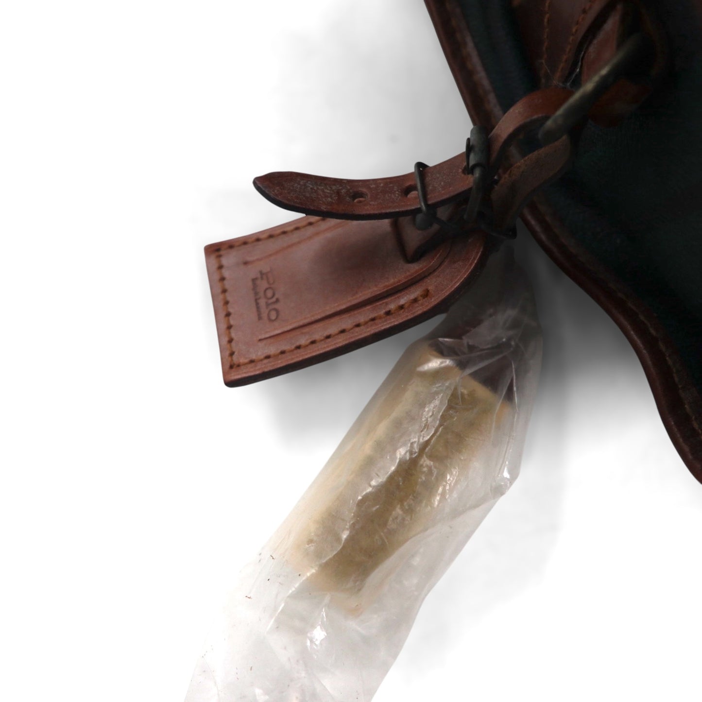 Polo Ralph Lauren ブラックウォッチ ショルダーバッグ グリーン PVC レザー チェック