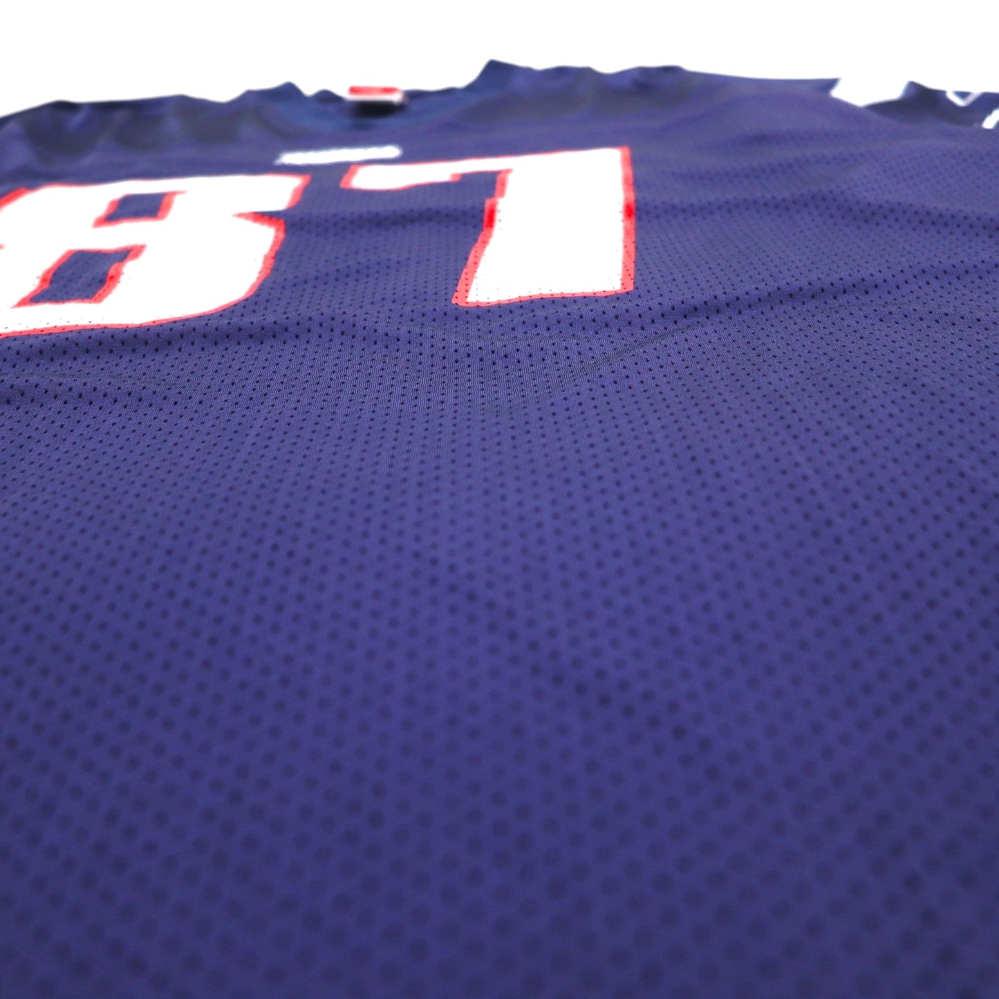 Reebok Game Shirt NFL Patriots Football Uniform XL Navy Mesh Nylon Numbering