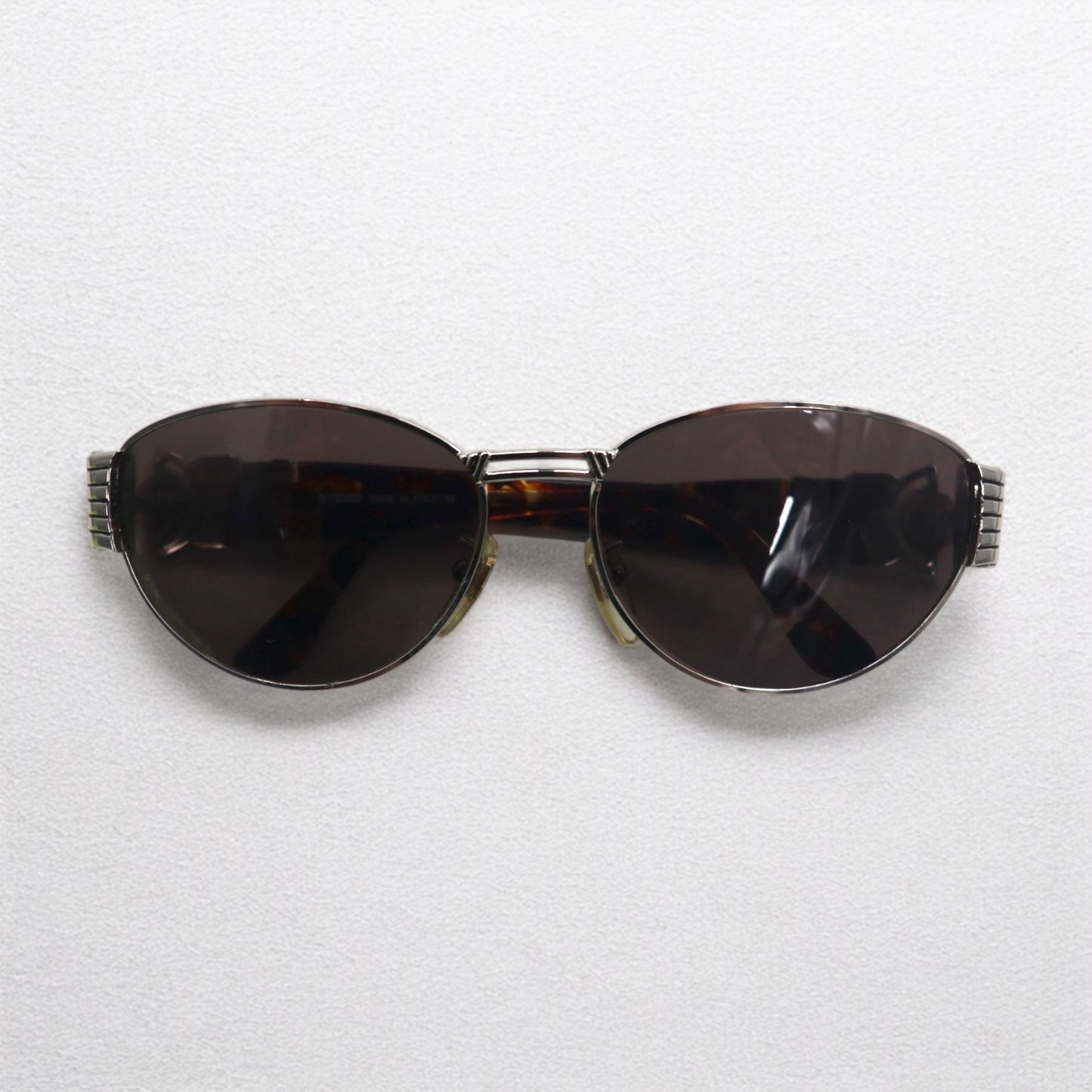 FENDI ヴィンテージ ボストン サングラス メタルフレーム ベッコウ SL7033 イタリア製