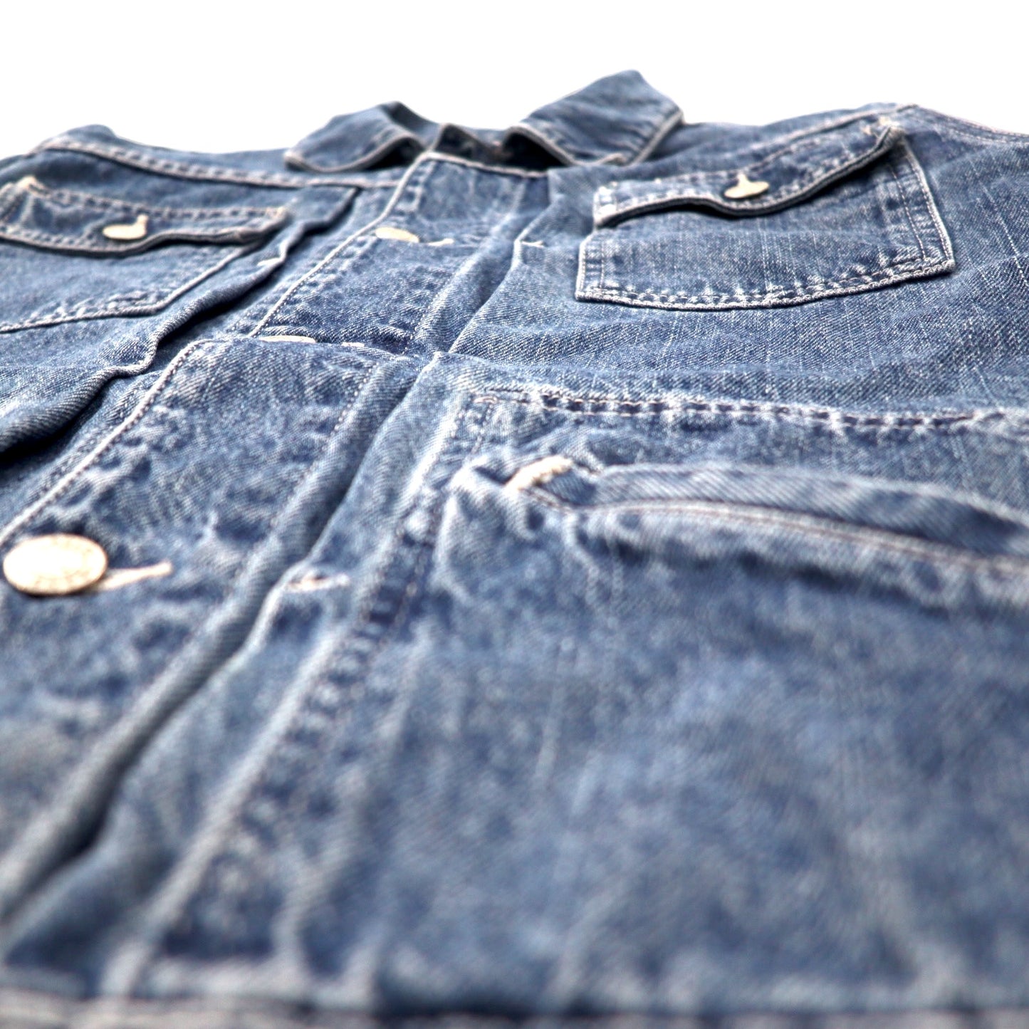 POLO JEANS COMPANY RALPH LAUREN 90s denim jacket G-jacket S blue cotton made in Mexico