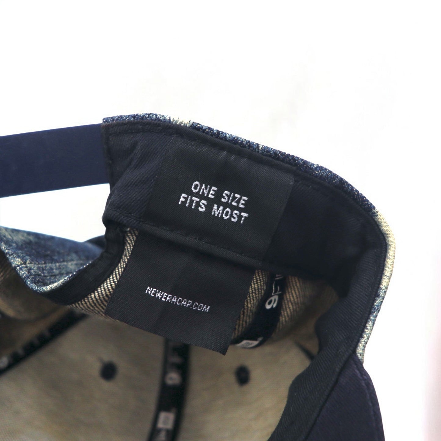 NEW ERA タイダイ デニム ベースボールキャップ ONE スナップバック ブルー NEW YORK ニューヨーク