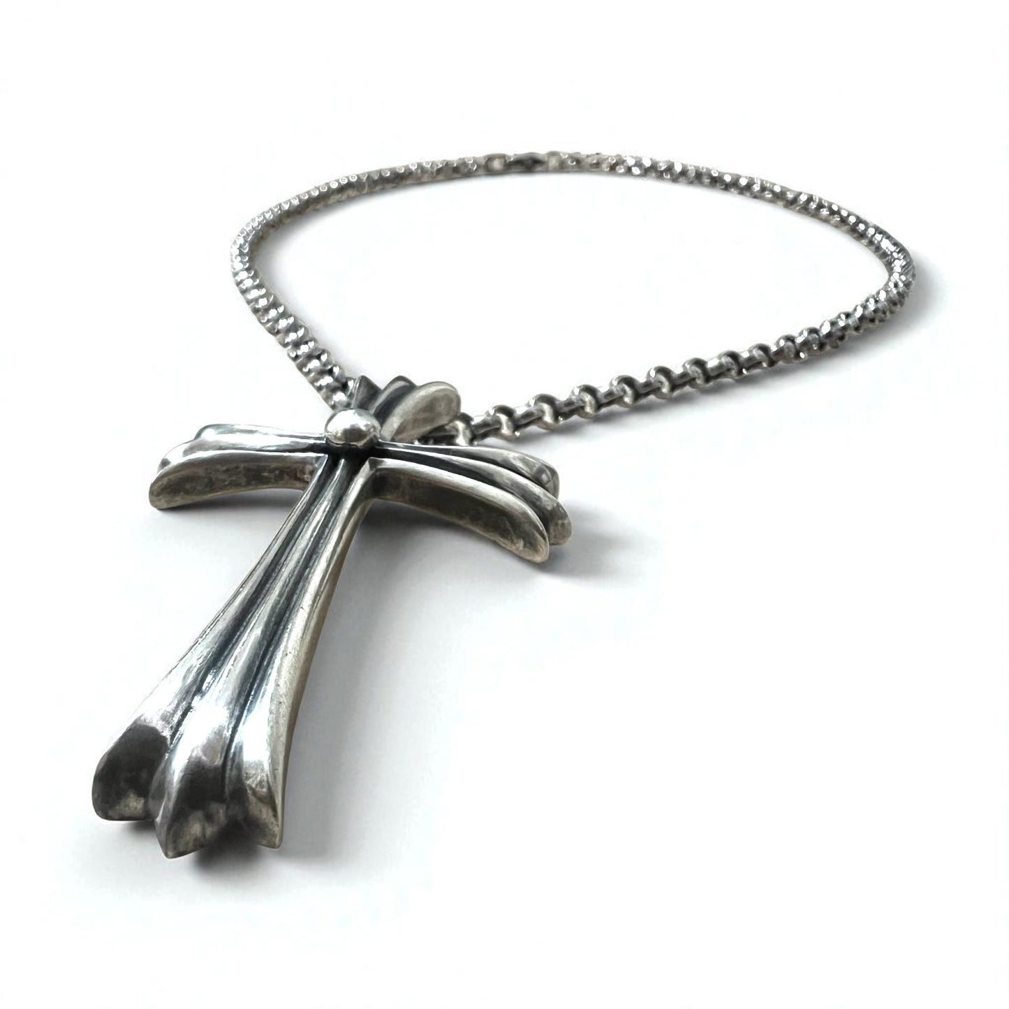 M'S COLLECTION クロス 十字架 ネックレス ペンダント シルバー STERLING